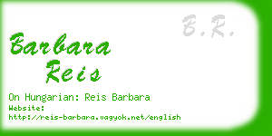 barbara reis business card